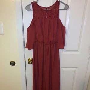 Burgundy Dress